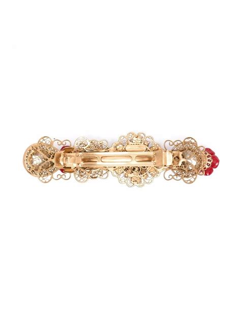 dolce gabbana hair clip|farfetch dolce gabbana accessories.